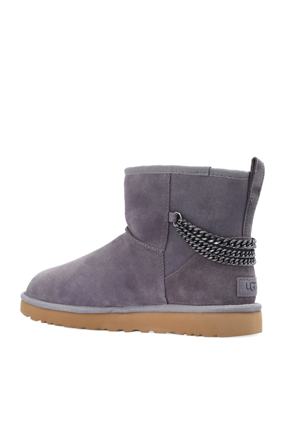 ugg neumel lace up ankle boots in nightfall grey